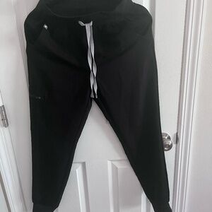 FIGS Womens Size XS Zamora Jogger Scrub Pants Black
